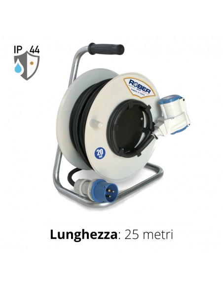 AVVOLGICAVO CAMPER 25 MT. 3x2,5 NEOPR. SP+PR BLU