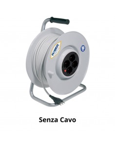 AVVOLGICAVO 50 MT. VUOTO 4PRESE UNIVERSAL+DISGIUNT