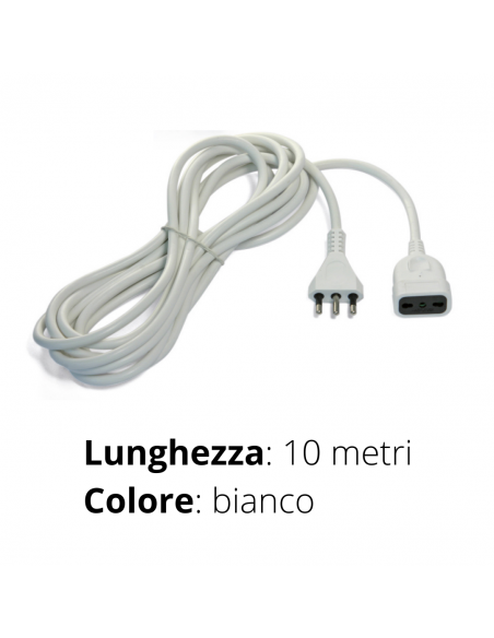PROLUNGA LINEARE 10 MT. 3x1,5 SPINA 16A+T +BIPRESA