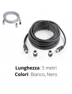 PROLUNGA ANTENNA  5MT UNIVERS. SP+PR9,5mm  75ohm