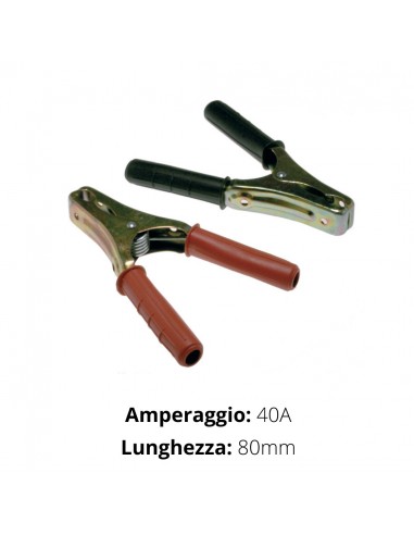 PINZA 40 AMPERE         ROSSA