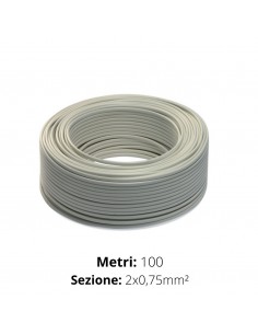 CAVO NILLY 2x0,75  H03VVH2-F BIANCO