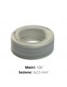 CAVO TONDO 3x2,5  H05VV-F  IMQ  BIANCO