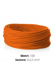 CAVO TONDO FLEX 3x2,5  FFROR  IMQ  ARANCIO