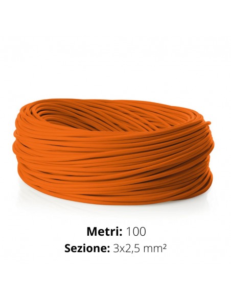 CAVO TONDO FLEX 3x2,5  FFROR  IMQ  ARANCIO