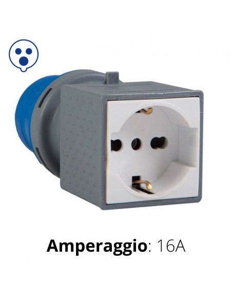ADATTATORE SPINA CEE BLU PRESA UNIVERSALE