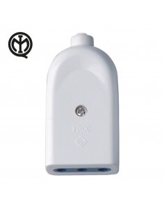 PRESA 10A  2P+T 250V BIANCA