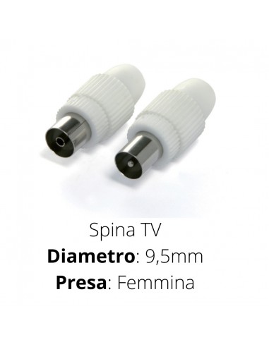 PRESA VOLANTE TV DA 9,5mm