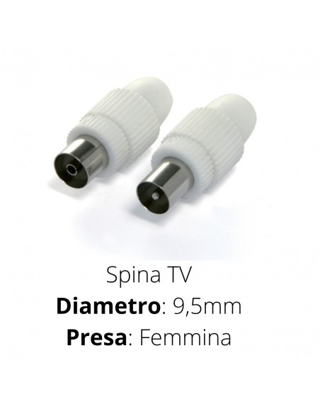 PRESA VOLANTE TV DA 9,5mm