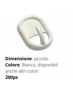 GANCIO ADESIVO OVALE PICCOLO 2000