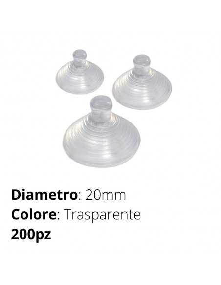VENTOSE PER CRISTALLI DIAM.20