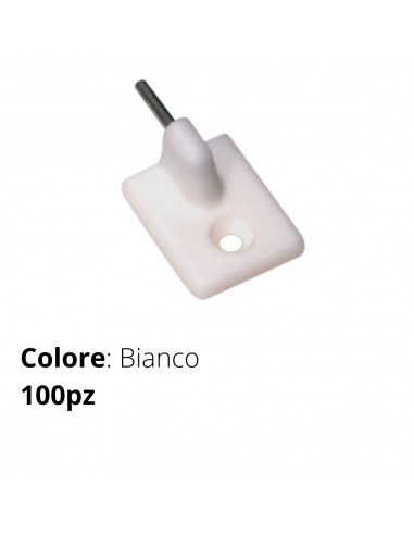 GANCIO ADESIVO PER BRIS BIANCO