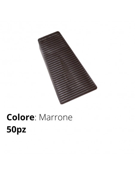 FERMAPORTA ADESIVA GRANDE MARRONE