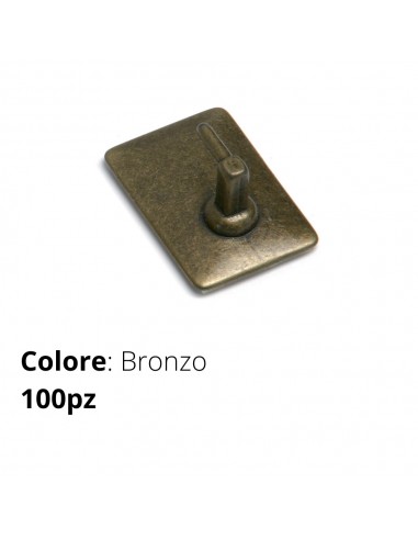 METALBRIS RETTANGOLARE BRONZO