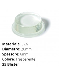 ANTIROMBO ADES DM.20 SP.6MM EVA TRASPARENTE 9 PZ.