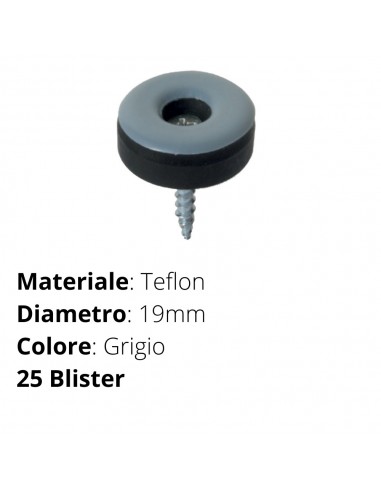 TEFLON VITE DIAM.19 PZ.8