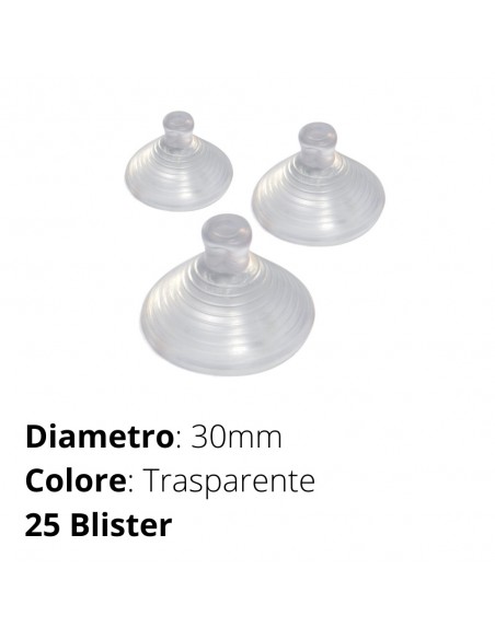 VENTOSE PER CRISTALLI DIAM.30  PZ.12