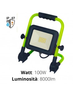 PROIETTORE DA CANTIERE LED 100W